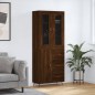 vidaXL Highboard Braun Eichen-Optik 69,5x34x180 cm Holzwerkstoff vidaXL Highboard Braun Eichen-Optik 69,5x34x180 cm Holzwerkstoff