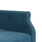 vidaXL Schlafsofa in L-Form Blau 271x140x70 cm Samt vidaXL Schlafsofa in L-Form Blau 271x140x70 cm Samt
