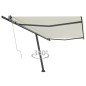 vidaXL Standmarkise Automatisch 500x300 cm Creme vidaXL Standmarkise Automatisch 500x300 cm Creme