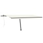 vidaXL Standmarkise Automatisch 500x300 cm Creme vidaXL Standmarkise Automatisch 500x300 cm Creme