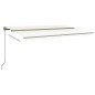 vidaXL Standmarkise Automatisch 500x300 cm Creme vidaXL Standmarkise Automatisch 500x300 cm Creme