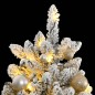 vidaXL Künstlicher Weihnachtsbaum Klappbar 300 LEDs & Kugeln 180 cm vidaXL Künstlicher Weihnachtsbaum Klappbar 300 LEDs & Kugeln 180 cm