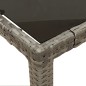 vidaXL 5-tlg. Garten-Essgruppe mit Kissen Grau Poly Rattan vidaXL 5-tlg. Garten-Essgruppe mit Kissen Grau Poly Rattan