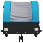 vidaXL Fahrradanhänger Schwarz und Blau 30 kg Eisen vidaXL Fahrradanhänger Schwarz und Blau 30 kg Eisen