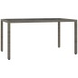 vidaXL 7-tlg. Garten-Essgruppe mit Kissen Grau Poly Rattan vidaXL 7-tlg. Garten-Essgruppe mit Kissen Grau Poly Rattan