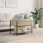 vidaXL Couchtisch Sonoma-Eiche 70x50x50 cm Holzwerkstoff und Metall vidaXL Couchtisch Sonoma-Eiche 70x50x50 cm Holzwerkstoff und Metall
