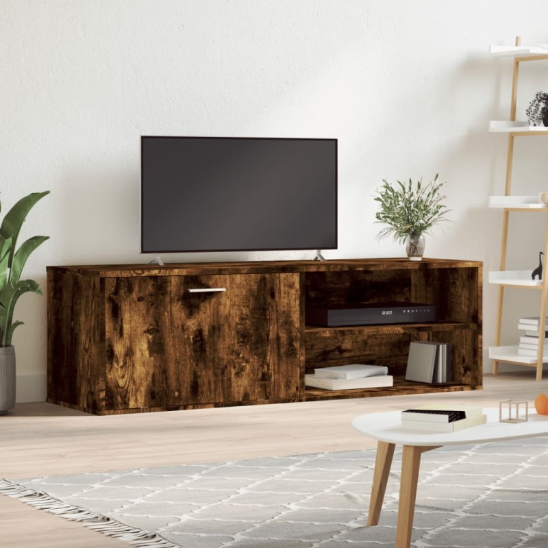 vidaXL TV-Schrank Räuchereiche 120x34x37 cm Holzwerkstoff vidaXL TV-Schrank Räuchereiche 120x34x37 cm Holzwerkstoff