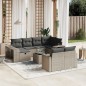 vidaXL 11-tlg. Garten-Sofagarnitur mit Kissen Grau Poly Rattan vidaXL 11-tlg. Garten-Sofagarnitur mit Kissen Grau Poly Rattan