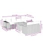 vidaXL 11-tlg. Garten-Sofagarnitur mit Kissen Beige Poly Rattan vidaXL 11-tlg. Garten-Sofagarnitur mit Kissen Beige Poly Rattan
