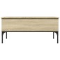 vidaXL Couchtisch Sonoma-Eiche 100x50x45 cm Holzwerkstoff und Metall vidaXL Couchtisch Sonoma-Eiche 100x50x45 cm Holzwerkstoff und Metall