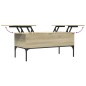 vidaXL Couchtisch Sonoma-Eiche 100x50x45 cm Holzwerkstoff und Metall vidaXL Couchtisch Sonoma-Eiche 100x50x45 cm Holzwerkstoff und Metall