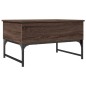 vidaXL Couchtisch Braun Eichen-Optik 70x50x40 cm Holzwerkstoff Metall vidaXL Couchtisch Braun Eichen-Optik 70x50x40 cm Holzwerkstoff Metall