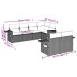 vidaXL 7-tlg. Garten-Sofagarnitur mit Kissen Beige Poly Rattan vidaXL 7-tlg. Garten-Sofagarnitur mit Kissen Beige Poly Rattan