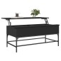 vidaXL Couchtisch Schwarz 100x50x45 cm Holzwerkstoff und Metall vidaXL Couchtisch Schwarz 100x50x45 cm Holzwerkstoff und Metall