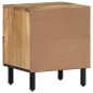 vidaXL Nachttisch 40x33x46 cm Massivholz Mango vidaXL Nachttisch 40x33x46 cm Massivholz Mango