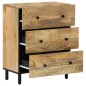 vidaXL Beistellschrank 60x33x75 cm Massivholz Mango vidaXL Beistellschrank 60x33x75 cm Massivholz Mango