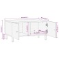 vidaXL Couchtisch 80x50x40 cm Massivholz Mango vidaXL Couchtisch 80x50x40 cm Massivholz Mango