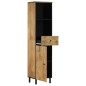vidaXL Badschrank 38x33x160 cm Massivholz Mango vidaXL Badschrank 38x33x160 cm Massivholz Mango
