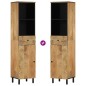 vidaXL Badschrank 38x33x160 cm Massivholz Mango vidaXL Badschrank 38x33x160 cm Massivholz Mango