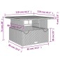 vidaXL 5-tlg. Garten-Essgruppe mit Kissen Schwarz Poly Rattan vidaXL 5-tlg. Garten-Essgruppe mit Kissen Schwarz Poly Rattan