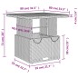 vidaXL 5-tlg. Garten-Essgruppe mit Kissen Beige Poly Rattan vidaXL 5-tlg. Garten-Essgruppe mit Kissen Beige Poly Rattan