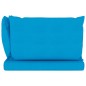 vidaXL Garten-Palettensofa 2-Sitzer mit Kissen in Hellblau Kiefernholz vidaXL Garten-Palettensofa 2-Sitzer mit Kissen in Hellblau Kiefernholz