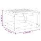 vidaXL Gartenhocker Kiefernholz Imprägniert vidaXL Gartenhocker Kiefernholz Imprägniert