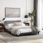 vidaXL Bettgestell ohne Matratze Hellgrau 140x190 cm Stoff vidaXL Bettgestell ohne Matratze Hellgrau 140x190 cm Stoff