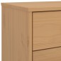 vidaXL Nachttisch OLDEN Braun Massivholz Kiefer vidaXL Nachttisch OLDEN Braun Massivholz Kiefer