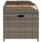 vidaXL Bank mit Stauraum Grau 100x50x52 cm Poly Rattan Akazienholz vidaXL Bank mit Stauraum Grau 100x50x52 cm Poly Rattan Akazienholz