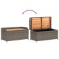 vidaXL Bank mit Stauraum Grau 100x50x52 cm Poly Rattan Akazienholz vidaXL Bank mit Stauraum Grau 100x50x52 cm Poly Rattan Akazienholz