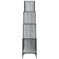 vidaXL Bücherregal Grau Sonoma 122x30x132 cm Holzwerkstoff und Metall vidaXL Bücherregal Grau Sonoma 122x30x132 cm Holzwerkstoff und Metall