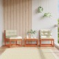 vidaXL Gartensofas mit Kissen 2 Stk. Wachsbraun Massivholz Kiefer vidaXL Gartensofas mit Kissen 2 Stk. Wachsbraun Massivholz Kiefer