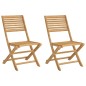vidaXL Gartenstühle 2 Stk. Klappbar 48,5x61,5x87 cm Massivholz Akazie vidaXL Gartenstühle 2 Stk. Klappbar 48,5x61,5x87 cm Massivholz Akazie