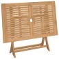 vidaXL Gartentisch Klappbar 120x70x75 cm Massivholz Akazie vidaXL Gartentisch Klappbar 120x70x75 cm Massivholz Akazie