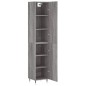 Highboard Grau Sonoma 34,5x34x180 cm Holzwerkstoff Highboard Grau Sonoma 34,5x34x180 cm Holzwerkstoff