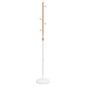 vidaXL Garderobenständer Weiß 177 cm Pulverbeschichtetes Eisen vidaXL Garderobenständer Weiß 177 cm Pulverbeschichtetes Eisen