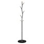 vidaXL Garderobenständer Schwarz 177 cm Pulverbeschichtetes Eisen vidaXL Garderobenständer Schwarz 177 cm Pulverbeschichtetes Eisen