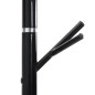vidaXL Garderobenständer Schwarz 175 cm Pulverbeschichtetes Eisen vidaXL Garderobenständer Schwarz 175 cm Pulverbeschichtetes Eisen