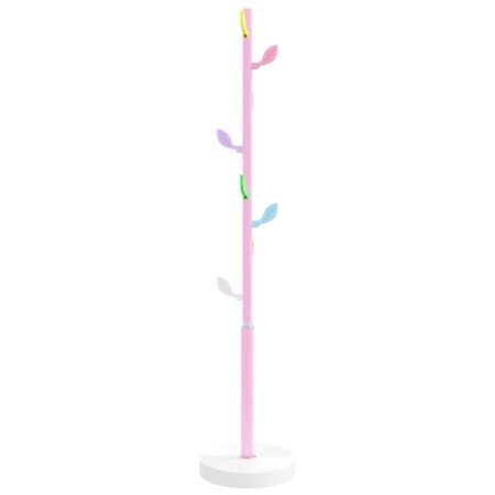 vidaXL Garderobenständer Rosa 172 cm Pulverbeschichtetes Eisen