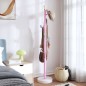 vidaXL Garderobenständer Rosa 172 cm Pulverbeschichtetes Eisen vidaXL Garderobenständer Rosa 172 cm Pulverbeschichtetes Eisen