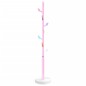 vidaXL Garderobenständer Rosa 172 cm Pulverbeschichtetes Eisen vidaXL Garderobenständer Rosa 172 cm Pulverbeschichtetes Eisen