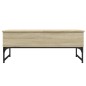 vidaXL Couchtisch Sonoma-Eiche 100x50x40 cm Holzwerkstoff und Metall vidaXL Couchtisch Sonoma-Eiche 100x50x40 cm Holzwerkstoff und Metall
