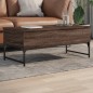 vidaXL Couchtisch Braun Eichen-Optik 100x50x40 cm Holzwerkstoff Metall vidaXL Couchtisch Braun Eichen-Optik 100x50x40 cm Holzwerkstoff Metall