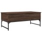 vidaXL Couchtisch Braun Eichen-Optik 100x50x40 cm Holzwerkstoff Metall vidaXL Couchtisch Braun Eichen-Optik 100x50x40 cm Holzwerkstoff Metall