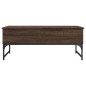 vidaXL Couchtisch Braun Eichen-Optik 100x50x40 cm Holzwerkstoff Metall vidaXL Couchtisch Braun Eichen-Optik 100x50x40 cm Holzwerkstoff Metall