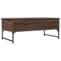 vidaXL Couchtisch Braun Eichen-Optik 100x50x40 cm Holzwerkstoff Metall vidaXL Couchtisch Braun Eichen-Optik 100x50x40 cm Holzwerkstoff Metall