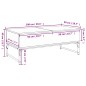 vidaXL Couchtisch Braun Eichen-Optik 100x50x40 cm Holzwerkstoff Metall vidaXL Couchtisch Braun Eichen-Optik 100x50x40 cm Holzwerkstoff Metall