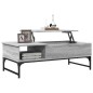 vidaXL Couchtisch Grau Sonoma 100x50x35 cm Holzwerkstoff und Metall vidaXL Couchtisch Grau Sonoma 100x50x35 cm Holzwerkstoff und Metall