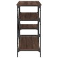 vidaXL Bäckerregal Braun Eichen-Optik 90x40x84 cm Holzwerkstoff Metall vidaXL Bäckerregal Braun Eichen-Optik 90x40x84 cm Holzwerkstoff Metall